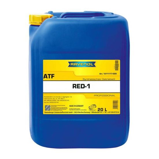 RAVENOL ATF RED-1 масло для АКПП 20 Литров