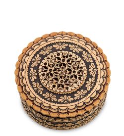 Народные промыслы BST-403 Шкатулка «Узор» (береста)
