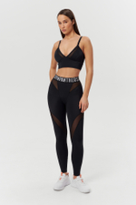 Топ с сеткой на груди