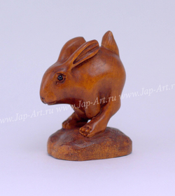 Нэцкэ Кролик бегущий