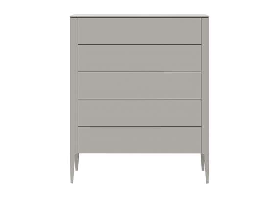 Комод Type 5 ящиков ширина 100 см (серо-бежевый)