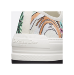 Женские кеды Dior Walk’n’Dior Souvenir с вышивкой на платформе