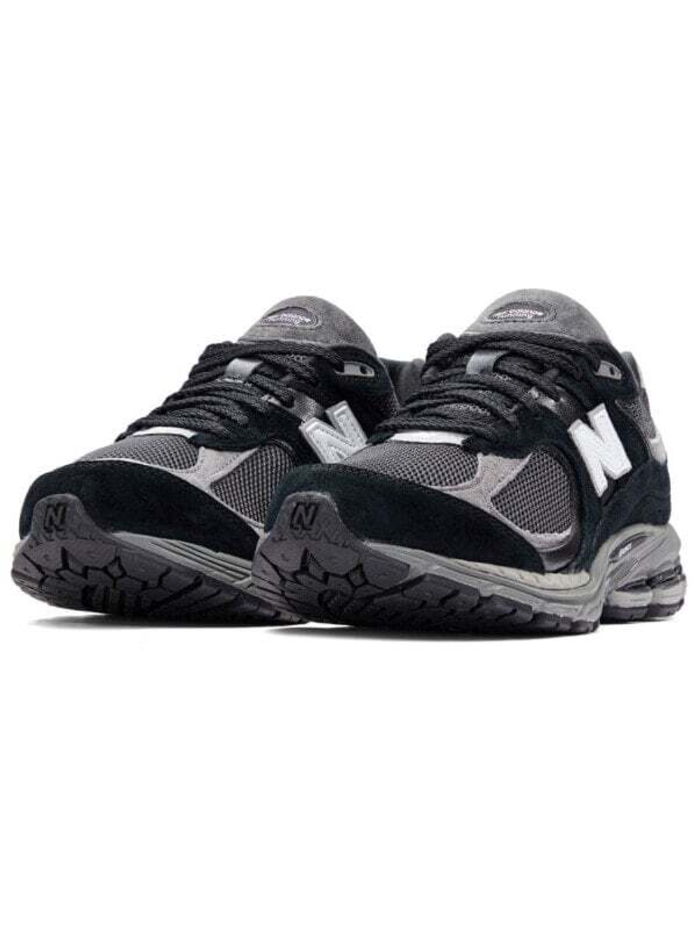 Кроссовки New Balance 2002R Black Dark Grey White