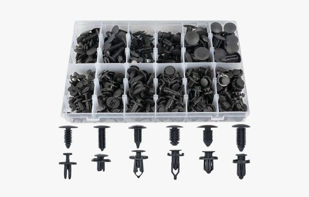 Автомобильные клипсы, пластиковые, набор из 240 шт. для крепления обшивки автомобиля