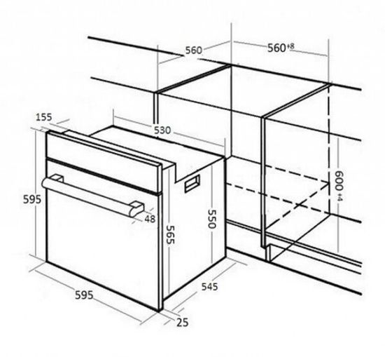Электрический духовой шкаф Kuppersberg SR 669 C Bronze
