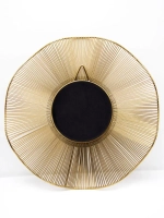 Интерьерное зеркало "Золотая планета" 46 см