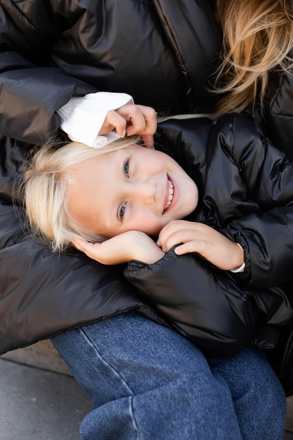 Джинсы прямые с высокой посадкой