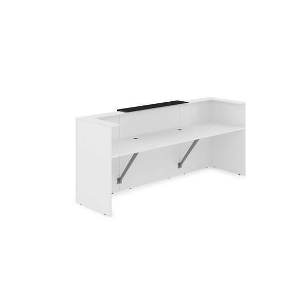 1КР-КЛ.201 Комплект Ресепшн с фартуком HPL (2654*749*1149) (без подсветки)