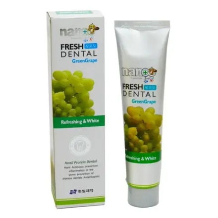 Зубная паста c экстрактом зеленого винограда Nano Fresh Dental Green Grape Toothpaste