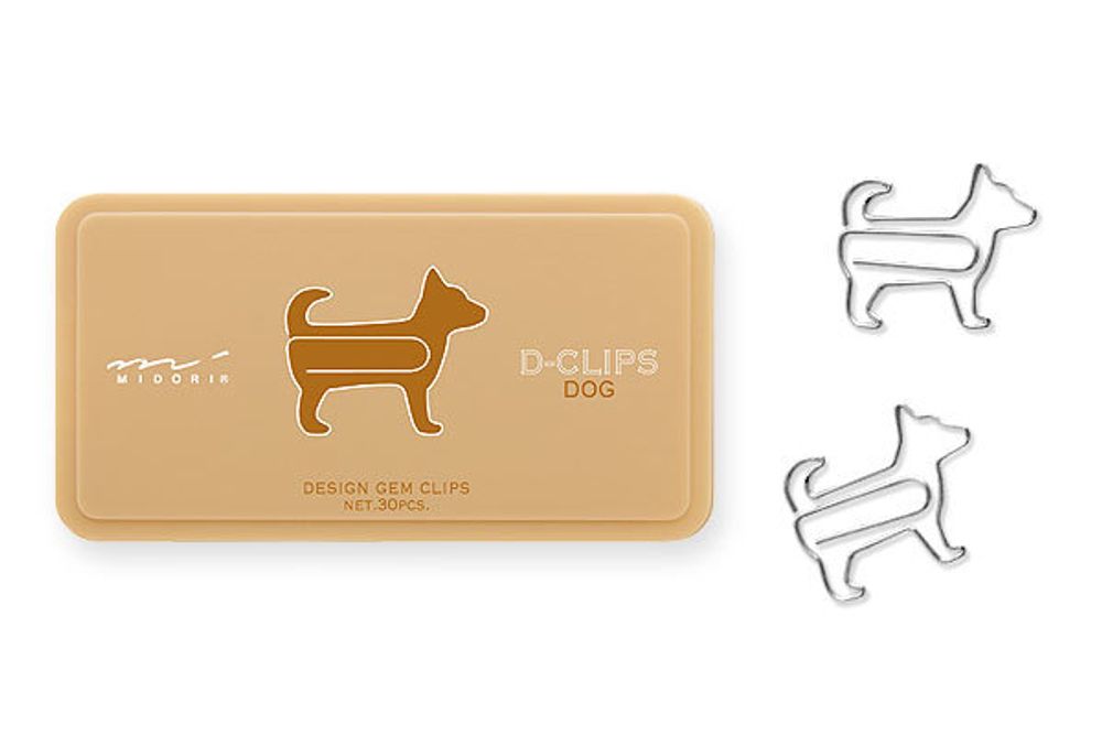 Midori D-Clips Dog 43184-006 - купить скрепки с доставкой по Москве, СПб и России