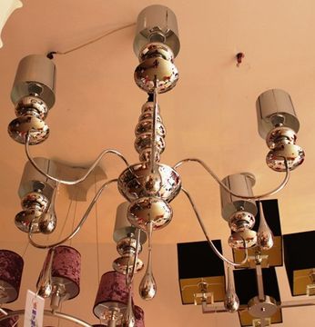 Люстра EVA S6  by Masi серебро ( реплика)