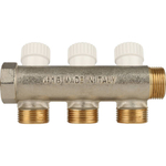 Коллектор распределительный STOUT 3/4" на три отвода 3/4" евроконус