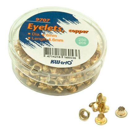 Люверсы 250шт. Kw-Trio, пласт.уп.