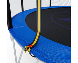 Батут с сеткой DFC PELPO 12ft с лестницей, BLUE