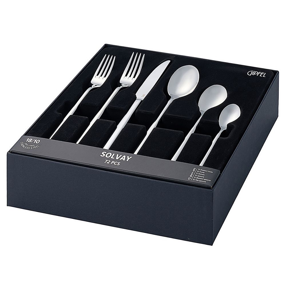 Набор столовых приборов Gipfel Solvay 52495 72 предмета