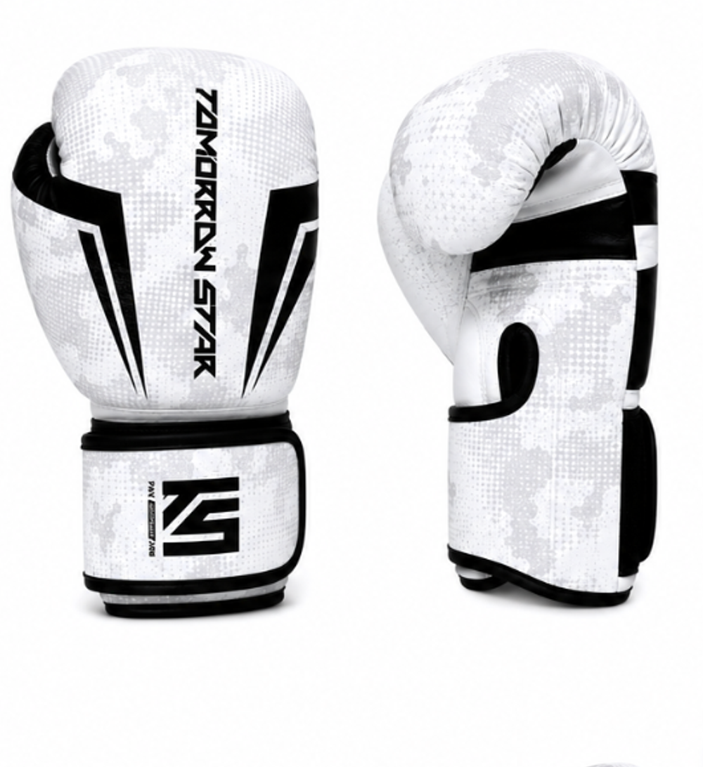 Перчатки для бокса Tomorrow Star Fury White Black