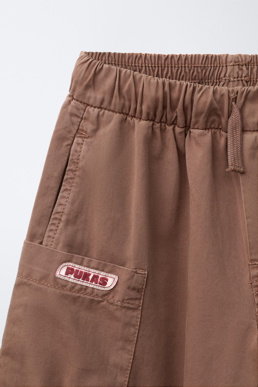ZARA X PUKAS БРЮКИ КАРГО PUKAS SURF, КОРИЧНЕВЫЙ