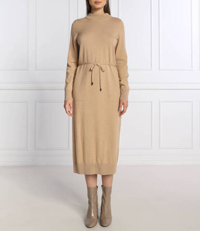 хлопковое платье Peserico - песочный(S92196F12K C9018)