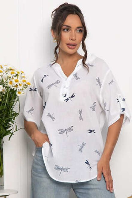 Блуза Флоретта (белая) Б13962-20М LT Collection