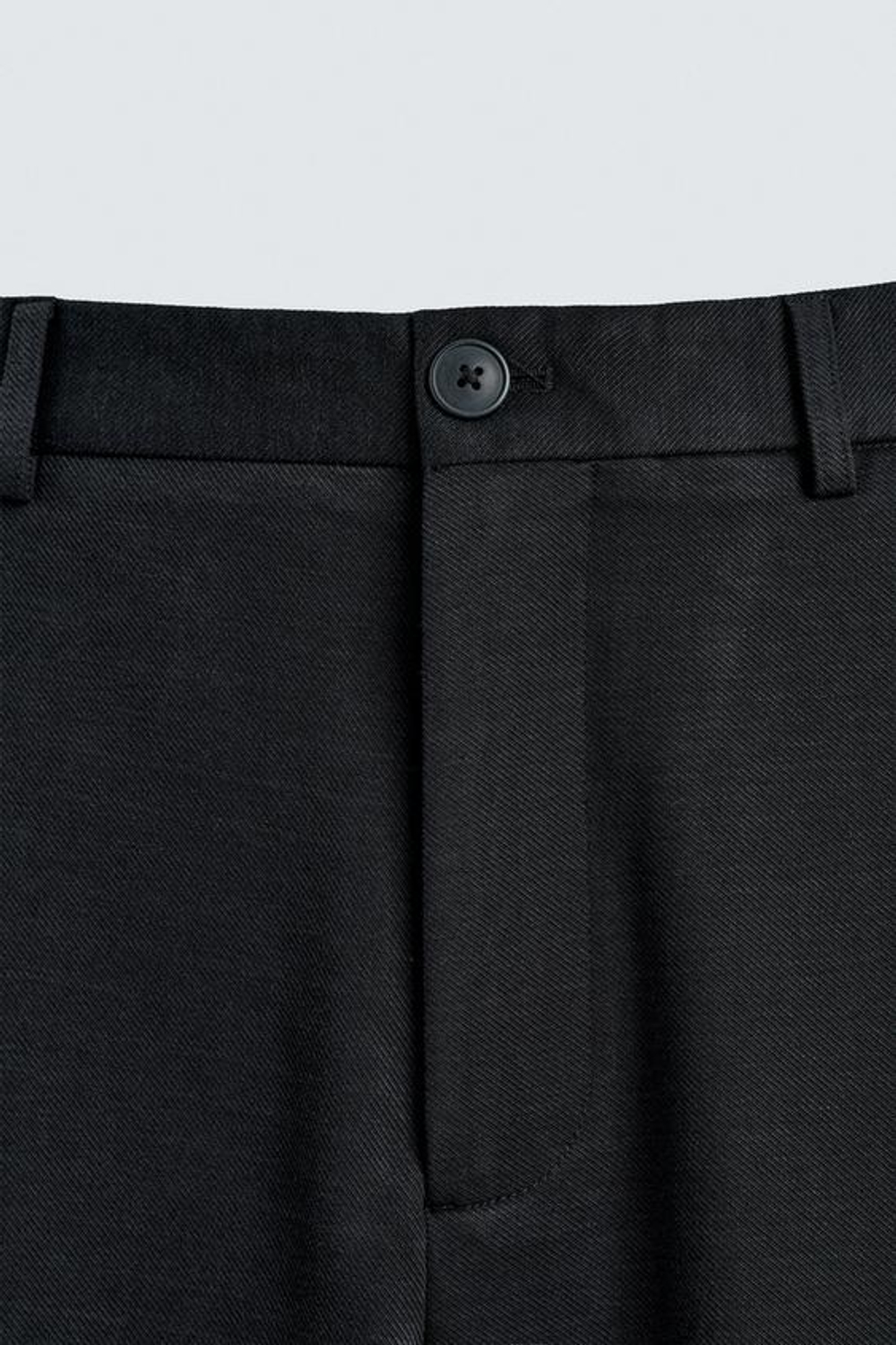 ZARA БРЮКИ RELAXED FIT ИЗ СТРУЯЩЕЙСЯ ТКАНИ, МОРСКОЙ ТЕМНО-СИНИЙ