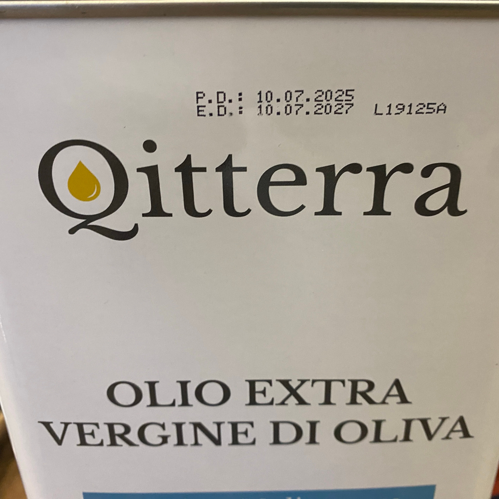 Оливковое масло нерафинированное BONO Qitterra 5l Сицилия