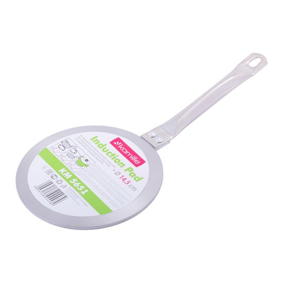 Адаптер-переходник для индукционной плиты 14,5 см. Kamille KM-5651 из нержавеющей стали