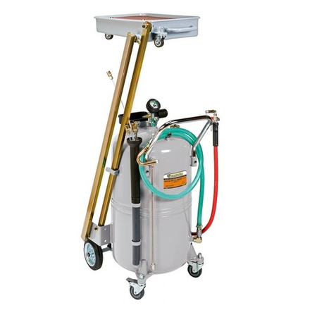 Установка для слива и откачки отработанного масла 115 л., с пантографной ванной , ECODORA (Италия)