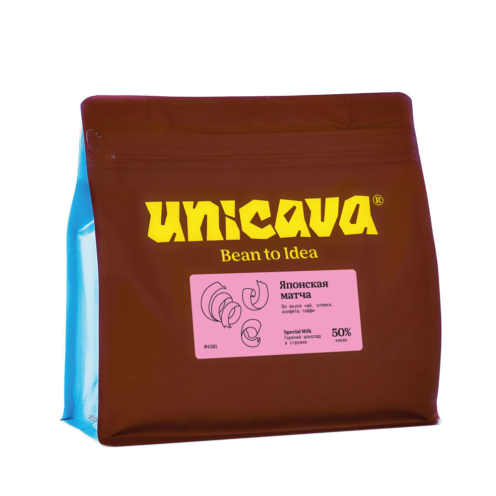 Японская матча, горячий шоколад 50 %