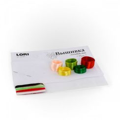 Lentlərlə tikiş Lori roza