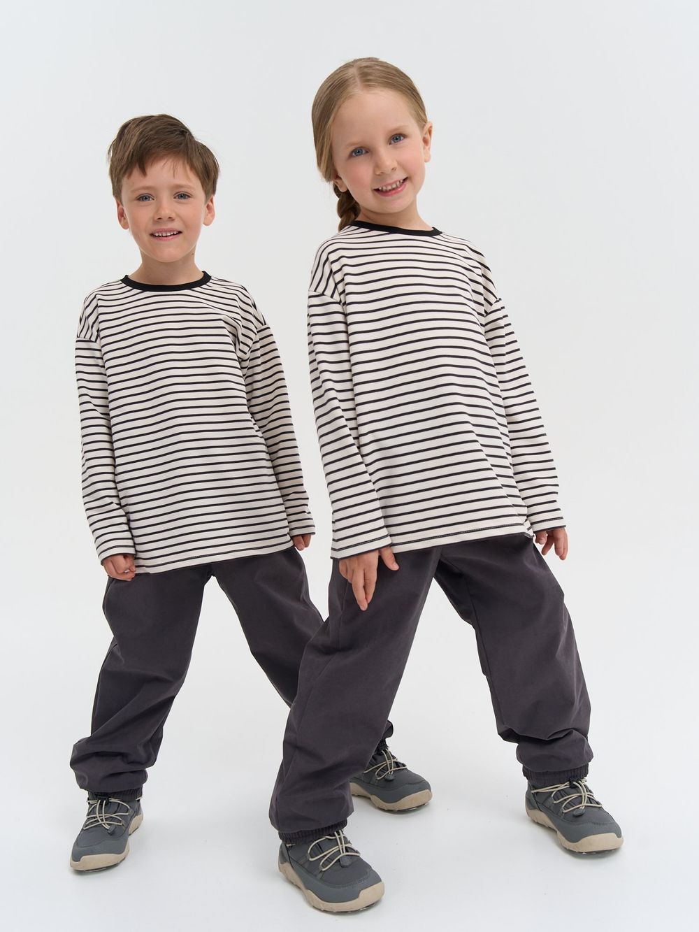 Брюки демисезонные мембранные свободного кроя "Графит"