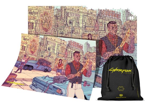 Пазл Good Loot Cyberpunk 2077 Valentinos - 1500 элементов / Пазл по мотивам игры «Киберпанк 2077»
