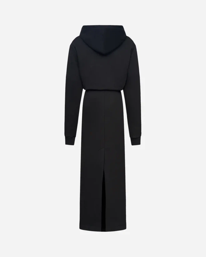 Платье-худи в длине макси