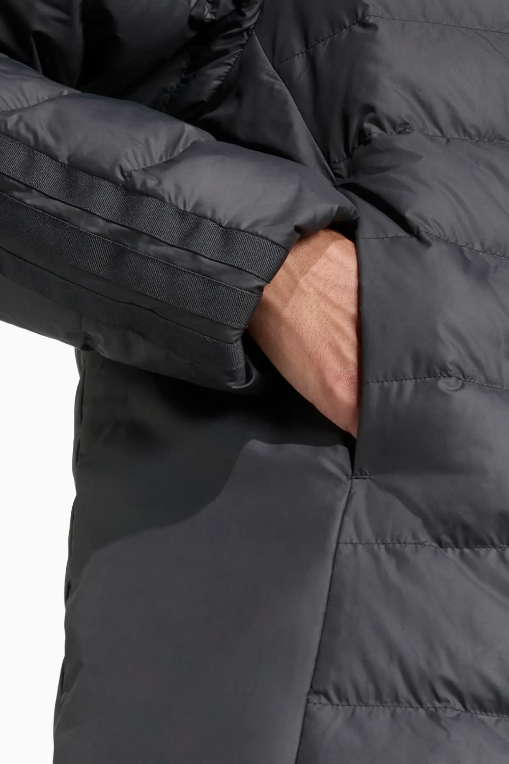 Куртка adidas Essentials CLIMAWARM 3-Stripes Light Down - черный