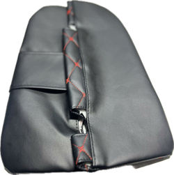 Чехлы на козырьки Лада Веста Vesta(красная нить Бабочка)