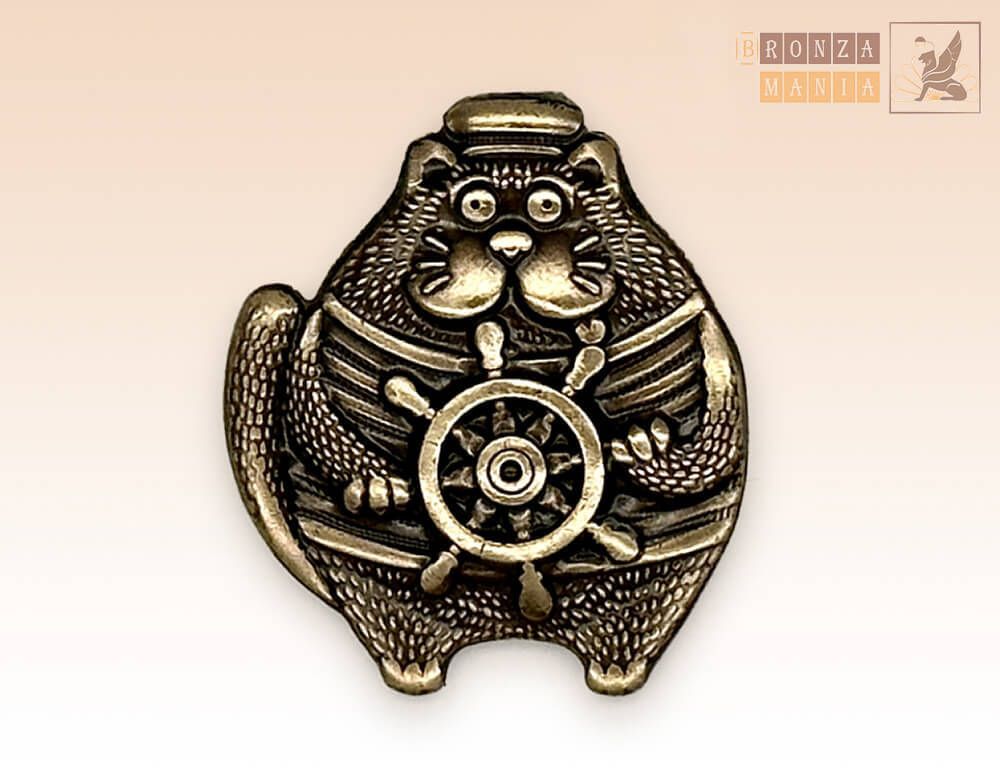 значок Кот Моряк