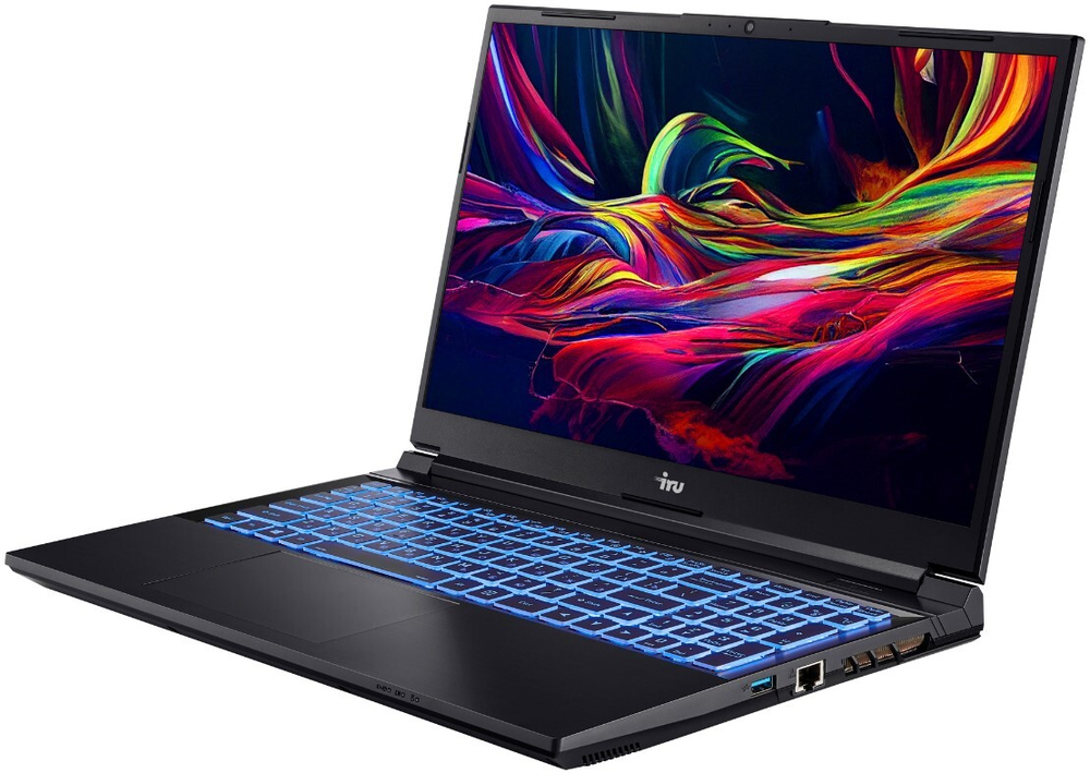 Ноутбук  iRu Калибр 15ALC 15.6 ", Core i5, 16 Гб RAM, 512 Гб SSD, GeForce RTX 3060, Черный