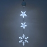 Фигура светодиодная «Снежинка» 16.5*17.5 см (батарейки 3 ААА), 1 реж, Белый