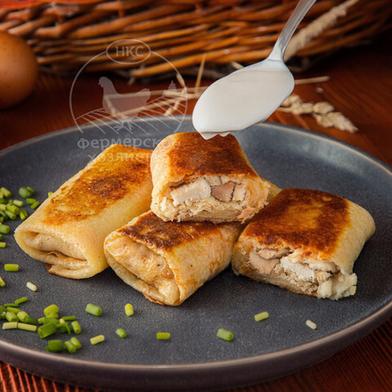 Блинчики домашние с курочкой