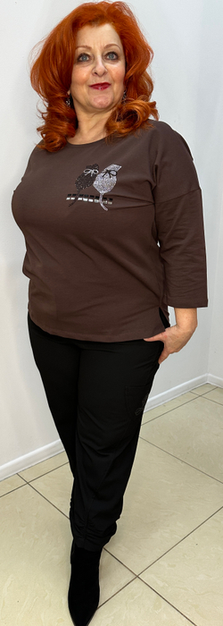 Толстовка-свитшот с принтом "котики"