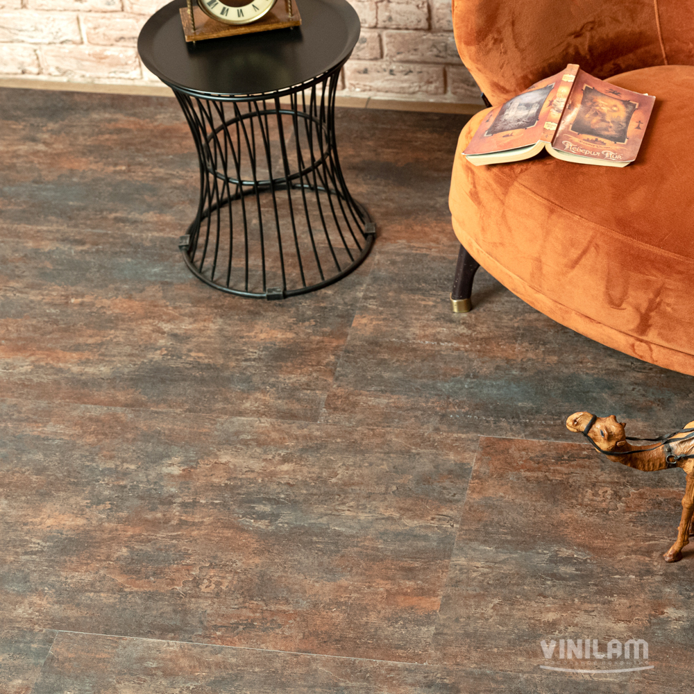 SPC Ламинат CERAMO VINILAM STONE Керамическая Сталь