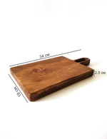 Набор досок разделочных из дерева сервировочных "Петля" 3 шт. с подставкой RDN54