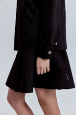 Куртка из габардина с вельветовым воротником