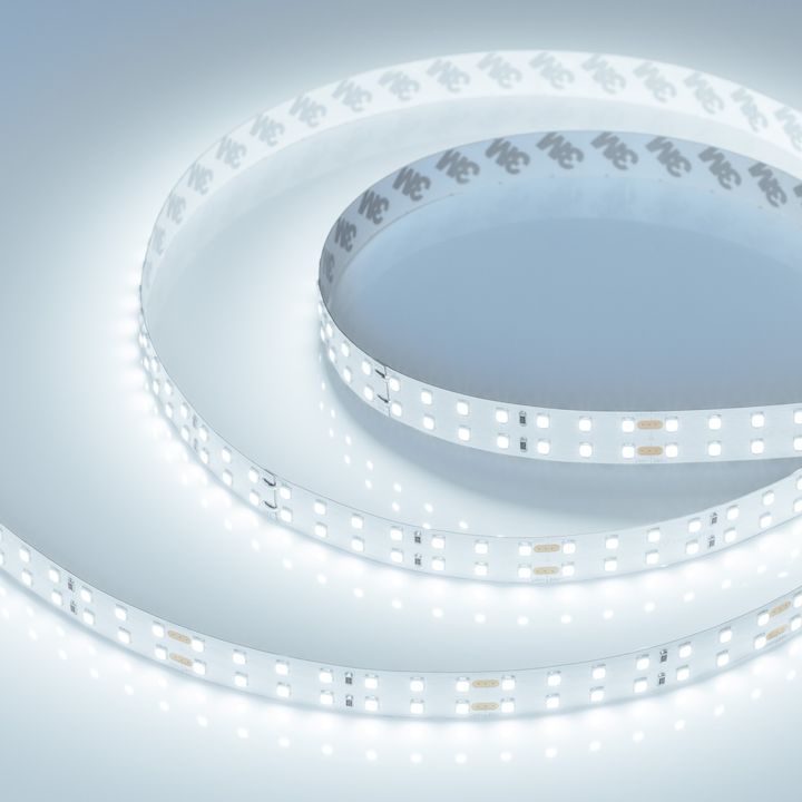 Светодиодная лента Arlight 20W/m 196LED/m 2835SMD холодный белый 5M 019088(2)