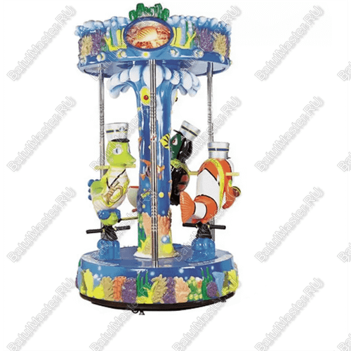 Электрическая Аттракцион карусель «Музыкальная команда»,1,2×1,2×2,4 м