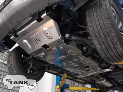 GWM POER Защита днища алюминиевая 8мм (Бензиновая версия)