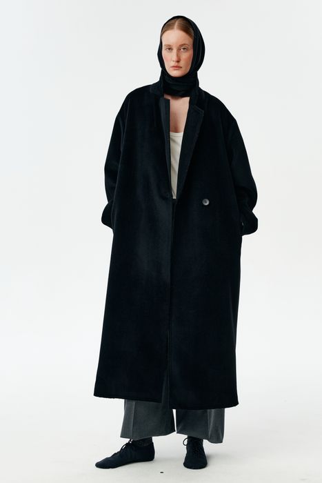 Пальто из ангоры