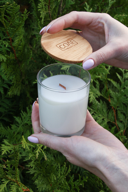 Свеча из кокосового воска, 160 мл