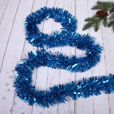 Мишура 2 м 9 см «Праздничное настроение», Голубой