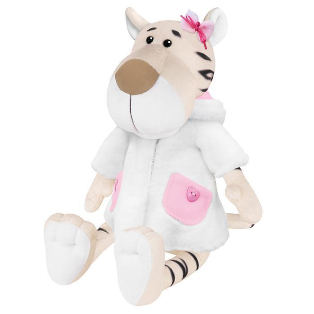 Белая Тигрица в Белой Шубке, 20 см Maxitoys Luxury