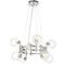 Подвесная люстра Crystal Lux Luxury SP8 Chrome